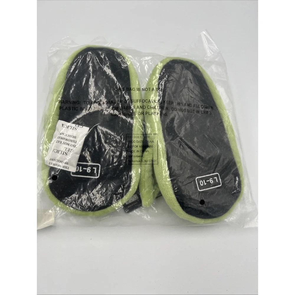 Disney Star Wars The Mandalorian Baby Yoda Grogu Slippers Kid Toddler Lg9-10 NWT